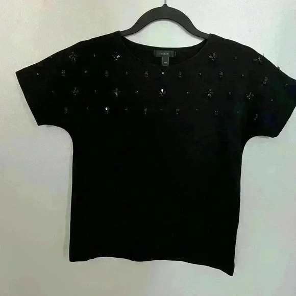 J. Crew beaded top - Picture 1 of 5